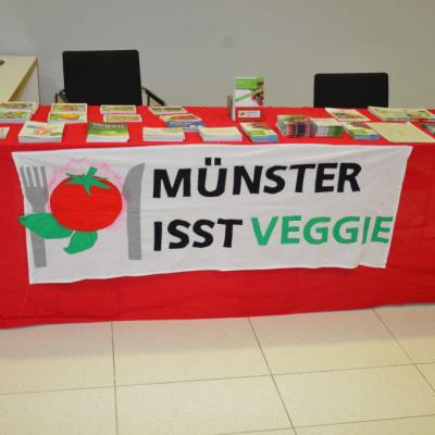 Pausenstand Zum Thema Veggie Day