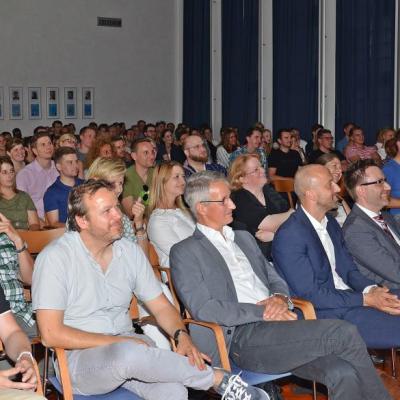 Hansa Berufskolleg Vortrag Von Prof. Sokkar In Der Fachschule Fuer Wirtschaft 6. Juli 2017. Foto Lv