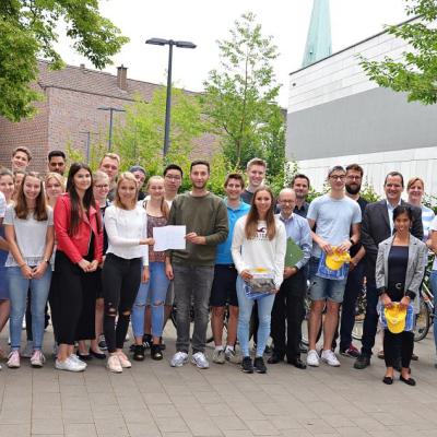 5 Hansa Berufskolleg Ehrung Der Schueler Sponsorenlauf 2018. Foto Hbk Lv